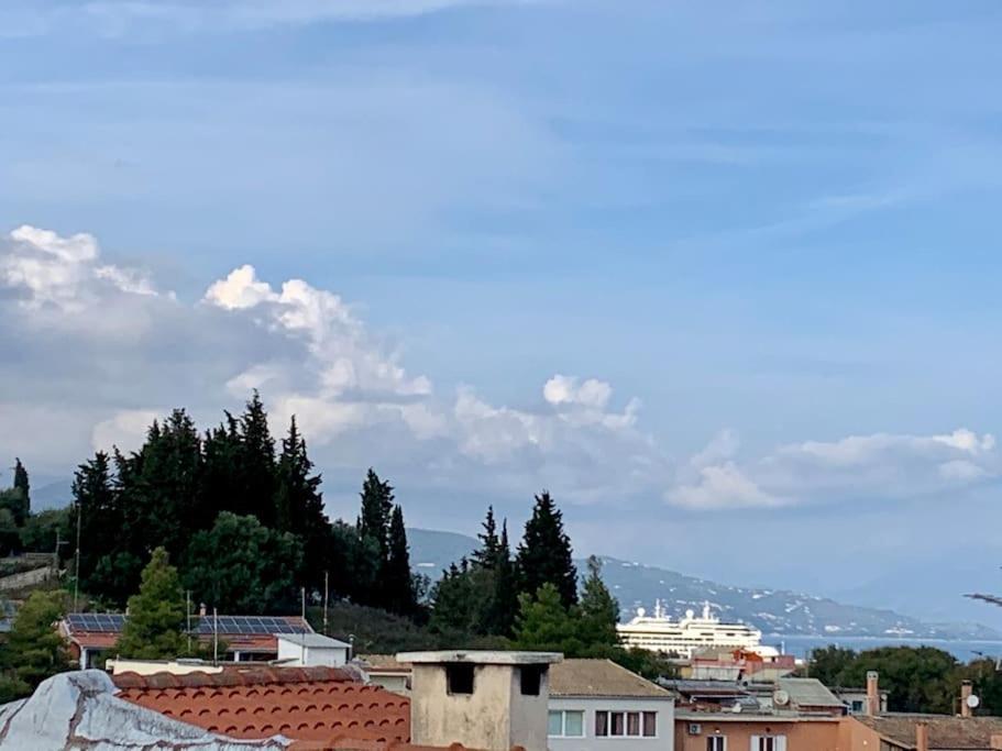 Panoramic Penthouse Corfu Town With Amazing Views Apartamento Exterior foto